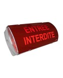 Lighted sign: illuminated for indication in case of fire - A2S